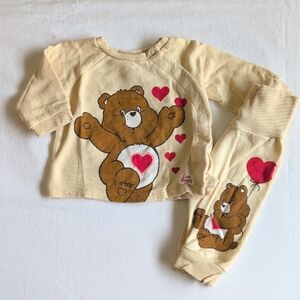 H&M x Care Bears organic cotton comfy matching outfit set 2-4 months baby girl